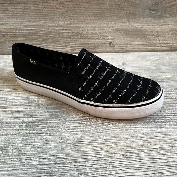 EUC Ladies First empower ll black and white keds with dream foam comfort size 11 - Picture 1 of 13